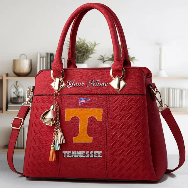 LIMITED EDITION - NEW CUSTOMIZED FBS NCAA01 TNV TN VOLUNTEERS ZIP HANDBAG MULTICOLOR