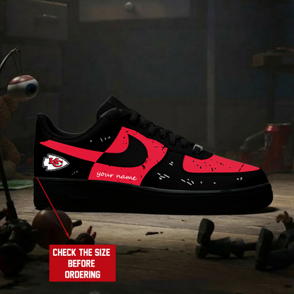 [SPECIAL OFFER] NEW CUSTOMIZED NFL01 KCC KANSAS CITY CHIEFS AF1 SNEAKERS