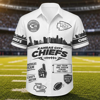 [SPECIAL OFFER] NEW CUSTOMIZED NFL01 KCC KANSAS CITY CHIEFS UNISEX HAWAIIAN SHIRT