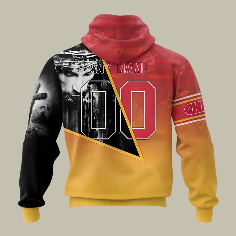 [SPECIAL OFFER] NEW CUSTOMIZED NFL01 KCC KANSAS CITY CHIEFS GOD'S BLESSING T-SHIRT, HOODIE & ZIP HOODIE