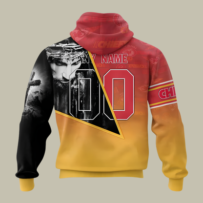 [SPECIAL OFFER] NEW CUSTOMIZED NFL01 KCC KANSAS CITY CHIEFS GOD'S BLESSING T-SHIRT, HOODIE & ZIP HOODIE