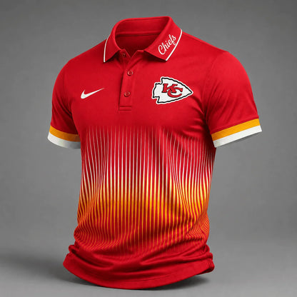 [SPECIAL OFFER] NEW CUSTOMIZED NFL01 KCC KANSAS CITY CHIEFS POLO SHIRT