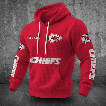 [SPECIAL OFFER] NEW CUSTOMIZED NFL01 KCC KANSAS CITY CHIEFS UNISEX HOODED SWEATSHIRT
