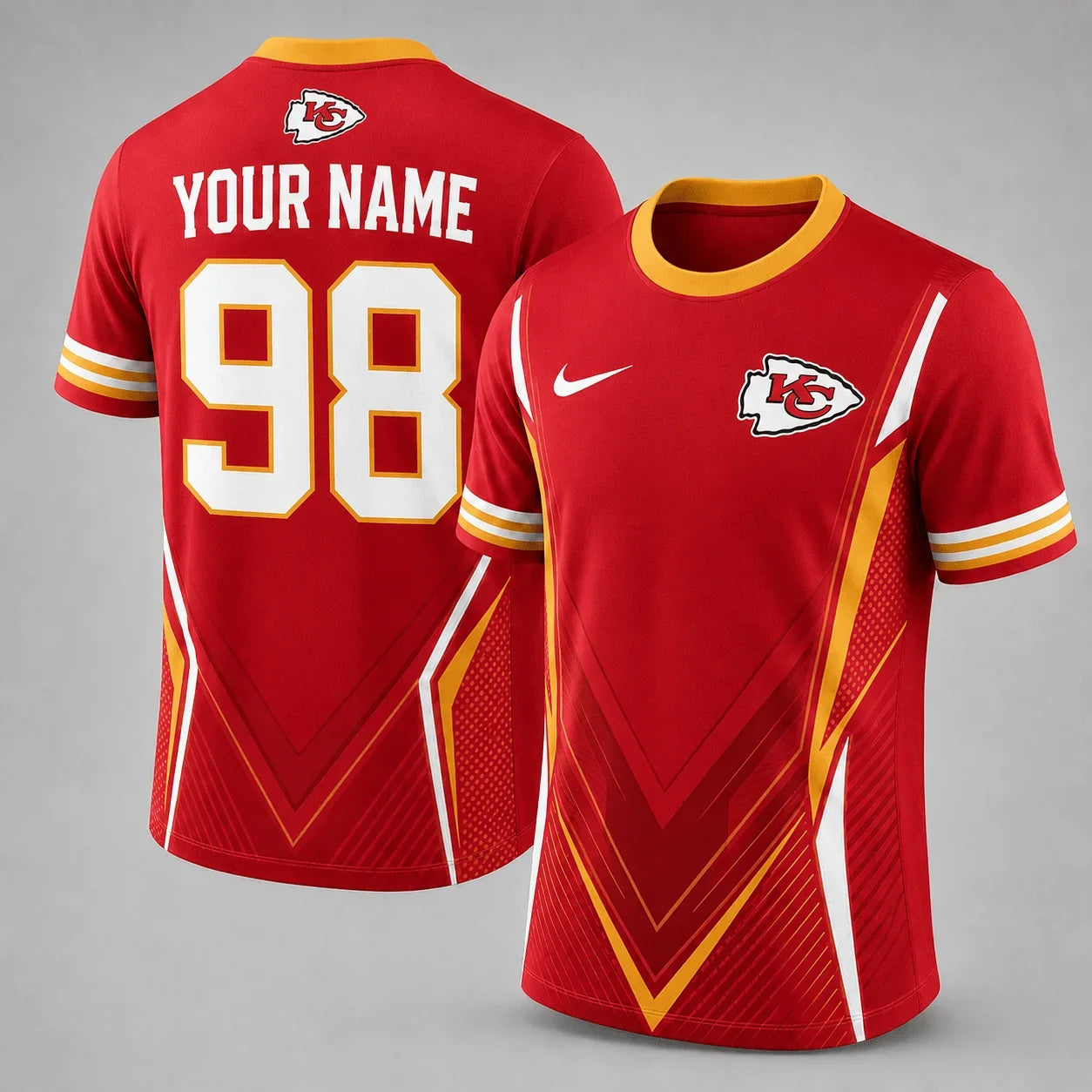 [SPECIAL OFFER] NEW CUSTOMIZED NFL01 KCC KANSAS CITY CHIEFS T-SHIRT, HOODIE & ZIP HOODIE