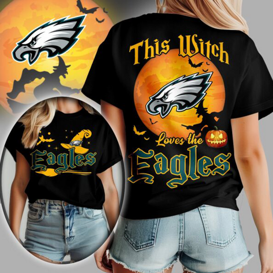 [SPECIAL OFFER] NEW CUSTOMIZED NFL02 PPE PHILADELPHIA EAGLES  HALLOWEEN T-SHIRT, HOODIE & ZIP HOODIE
