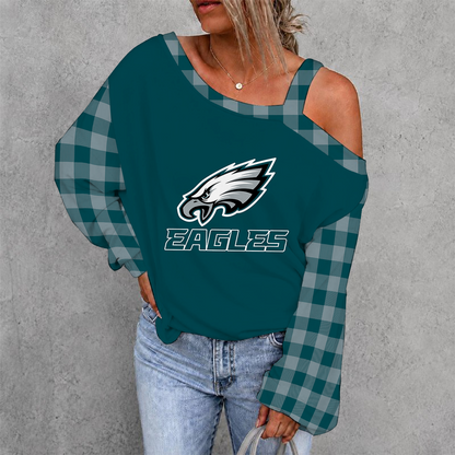 [SPECIAL OFFER] NEW CUSTOMIZED NFL02 PPE PHILADELPHIA EAGLES DROP SHOULDER SWEATSHIRT