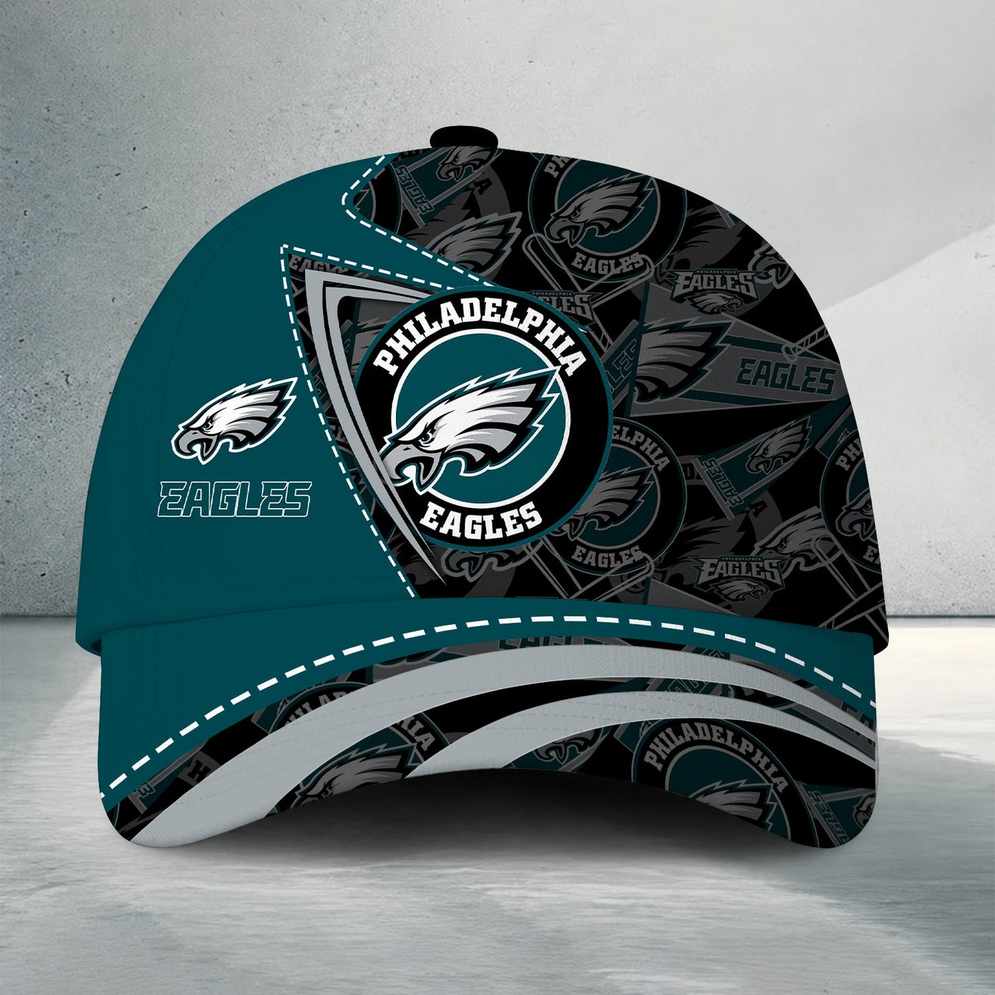 [SPECIAL OFFER] NEW CUSTOMIZED NFL02 PPE PHILADELPHIA EAGLES CLASSIC CAP