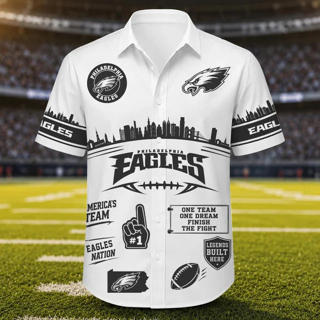 [SPECIAL OFFER] NEW CUSTOMIZED NFL02 PPE PHILADELPHIA EAGLES UNISEX HAWAIIAN SHIRT