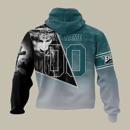 [SPECIAL OFFER] NEW CUSTOMIZED NFL02 PPE PHILADELPHIA EAGLES GOD'S BLESSING T-SHIRT, HOODIE & ZIP HOODIE