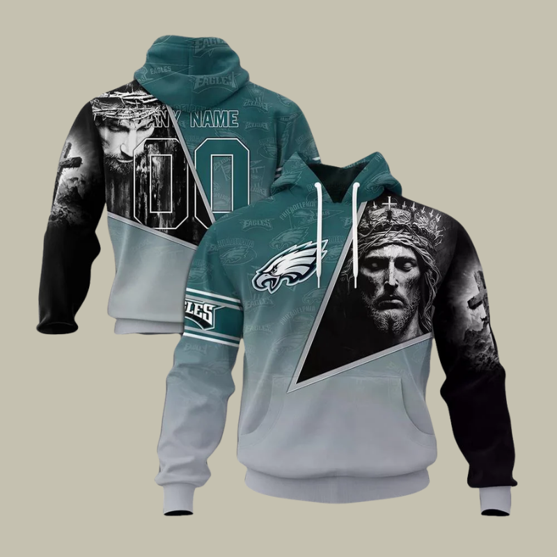 [SPECIAL OFFER] NEW CUSTOMIZED NFL02 PPE PHILADELPHIA EAGLES GOD'S BLESSING T-SHIRT, HOODIE & ZIP HOODIE