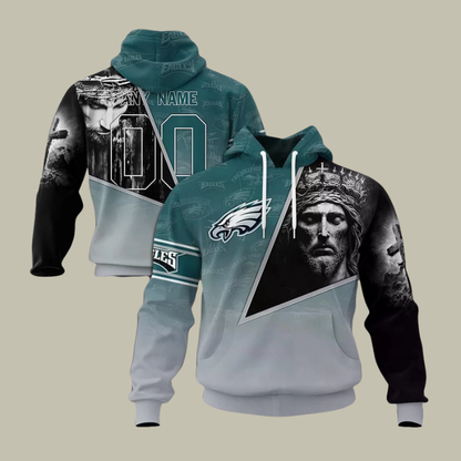 [SPECIAL OFFER] NEW CUSTOMIZED NFL02 PPE PHILADELPHIA EAGLES GOD'S BLESSING T-SHIRT, HOODIE & ZIP HOODIE