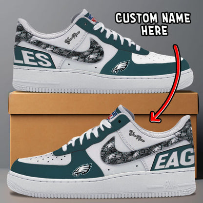 [SPECIAL OFFER] NEW CUSTOMIZED NFL02 PPE PHILADELPHIA EAGLES AF1 SNEAKERS
