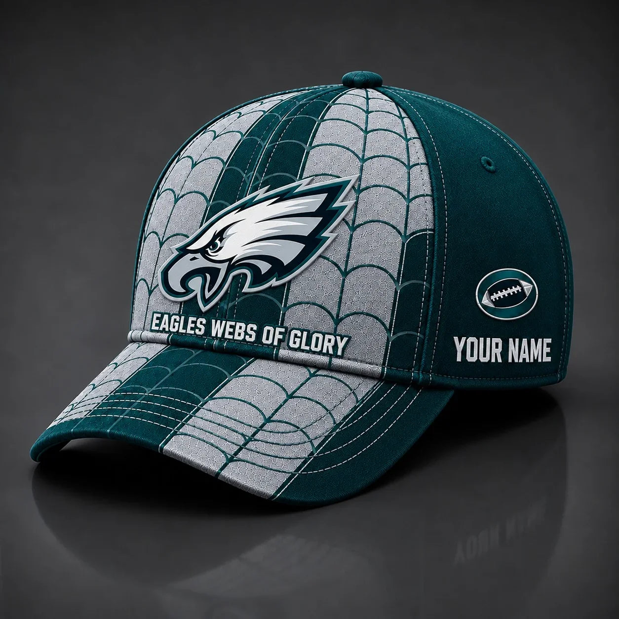 [SPECIAL OFFER] NEW CUSTOMIZED NFL02 PPE PHILADELPHIA EAGLES x SPIDER CLASSIC CAP