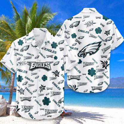 [SPECIAL OFFER] NEW CUSTOMIZED NFL02 PPE PHILADELPHIA EAGLES UNISEX HAWAIIAN SHIRT