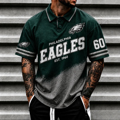 [SPECIAL OFFER] NEW CUSTOMIZED NFL02 PPE PHILADELPHIA EAGLES POLO SHIRT