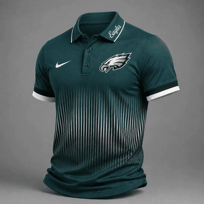 [SPECIAL OFFER] NEW CUSTOMIZED NFL02 PPE PHILADELPHIA EAGLES POLO SHIRT