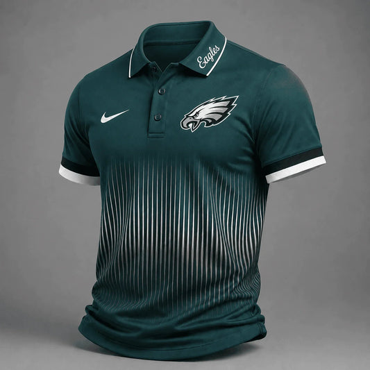 [SPECIAL OFFER] NEW CUSTOMIZED NFL02 PPE PHILADELPHIA EAGLES POLO SHIRT