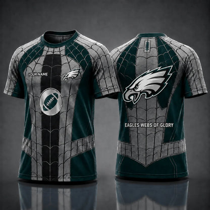 [SPECIAL OFFER] NEW CUSTOMIZED NFL02 PPE PHILADELPHIA EAGLES x SPIDER T-SHIRT, HOODIE & ZIP HOODIE