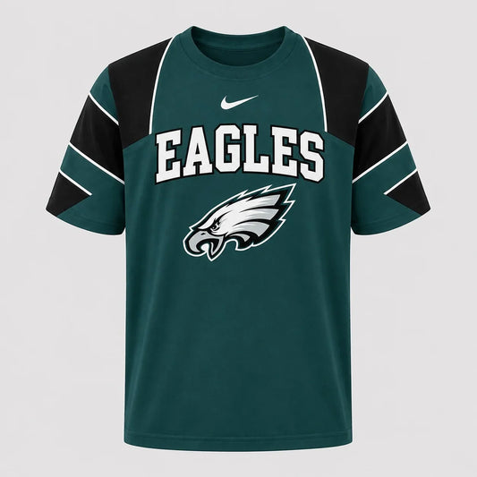 [SPECIAL OFFER] NEW CUSTOMIZED NFL02 PPE PHILADELPHIA EAGLES RAGLAN TEE