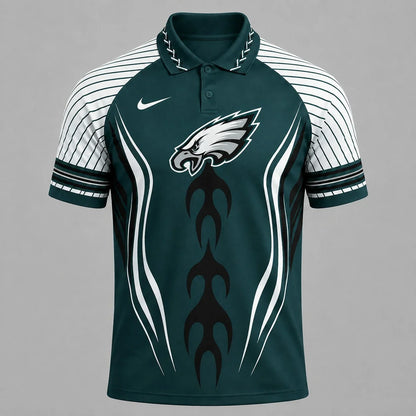 [SPECIAL OFFER] NEW CUSTOMIZED NFL02 PPE PHILADELPHIA EAGLES POLO SHIRT
