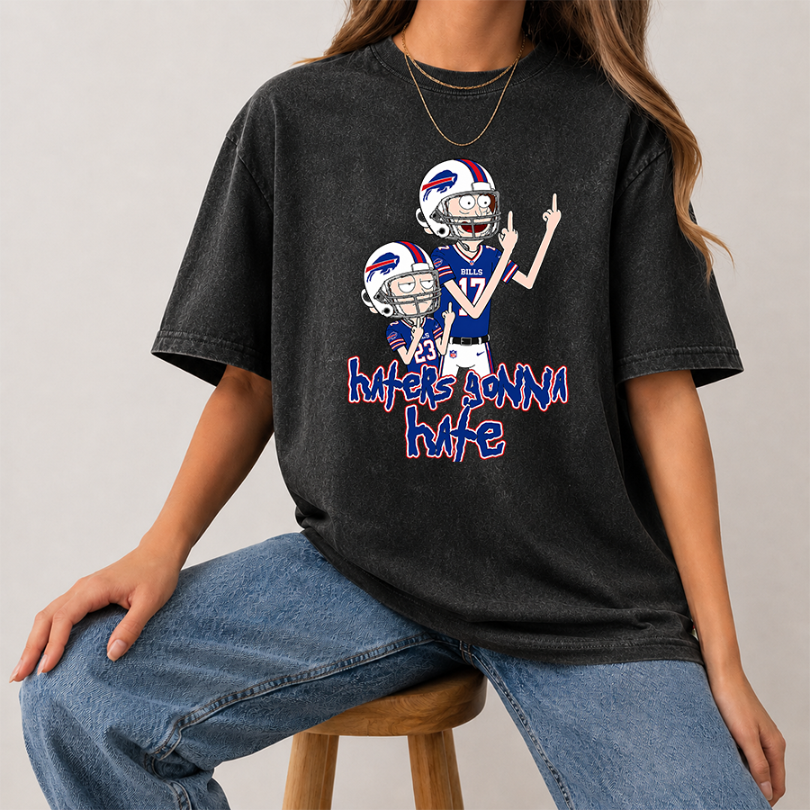 [SPECIAL OFFER] NEW CUSTOMIZED NFL03 BFB BUFFALO BILLS FUNNY WASHED TEE