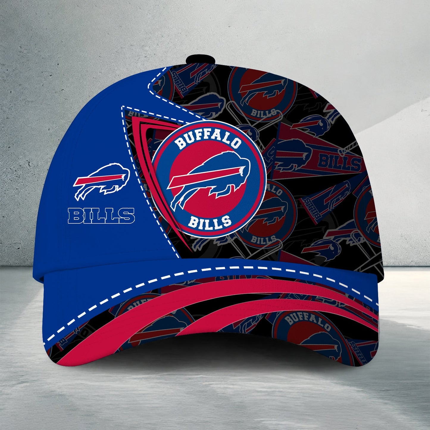 [SPECIAL OFFER] NEW CUSTOMIZED NFL03 BFB BUFFALO BILLS CLASSIC CAP
