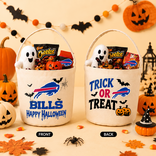 [SPECIAL OFFER] NEW CUSTOMIZED NFL03 BFB BUFFALO BILLS HALLOWEEN BASKET