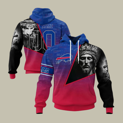 [SPECIAL OFFER] NEW CUSTOMIZED NFL03 BFB BUFFALO BILLS GOD'S BLESSING T-SHIRT, HOODIE & ZIP HOODIE