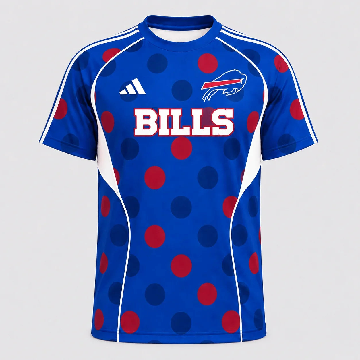 [SPECIAL OFFER] NEW CUSTOMIZED NFL03 BFB BUFFALO BILLS RAGLAN TEE