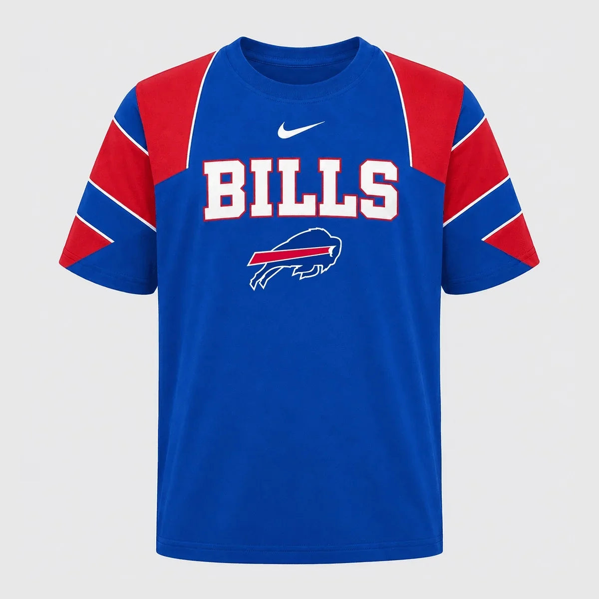 [SPECIAL OFFER] NEW CUSTOMIZED NFL03 BFB BUFFALO BILLS RAGLAN TEE