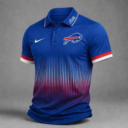[SPECIAL OFFER] NEW CUSTOMIZED NFL03 BFB BUFFALO BILLS POLO SHIRT
