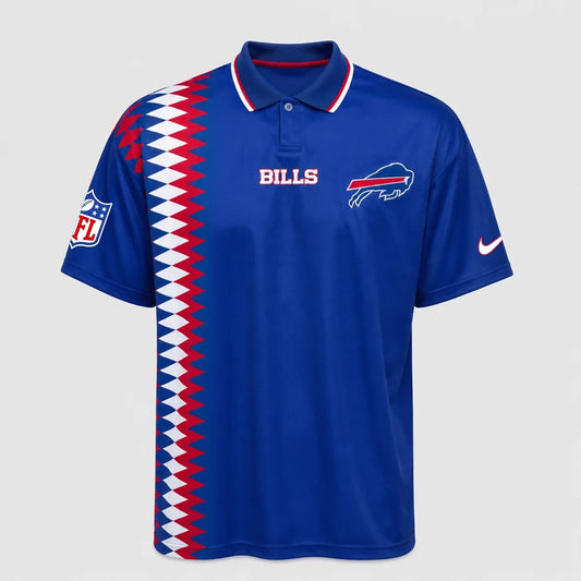 [SPECIAL OFFER] NEW CUSTOMIZED NFL03 BFB BUFFALO BILLS POLO SHIRT