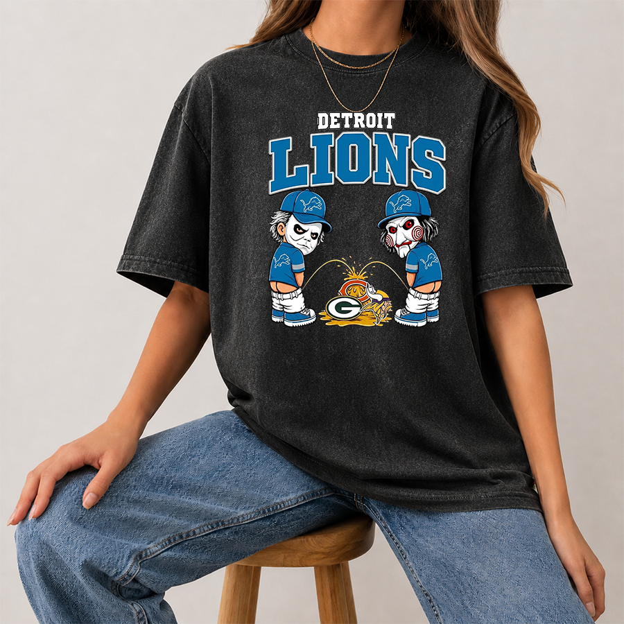 [SPECIAL OFFER] NEW CUSTOMIZED NFL04 DTL DETROIT LIONS FUNNY WASHED TEE