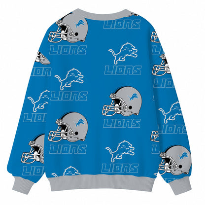 [SPECIAL OFFER] NEW CUSTOMIZED NFL04 DTL DETROIT LIONS CARDIGAN