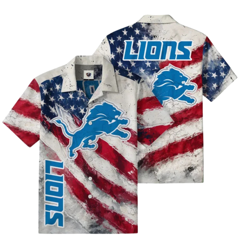 [SPECIAL OFFER] NEW CUSTOMIZED NFL04 DTL DETROIT LIONS UNISEX HAWAIIAN SHIRT