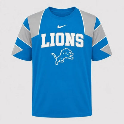 [SPECIAL OFFER] NEW CUSTOMIZED NFL04 DTL DETROIT LIONS RAGLAN TEE