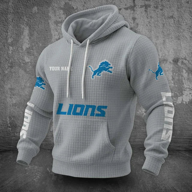 [SPECIAL OFFER] NEW CUSTOMIZED NFL04 DTL DETROIT LIONS UNISEX HOODED SWEATSHIRT