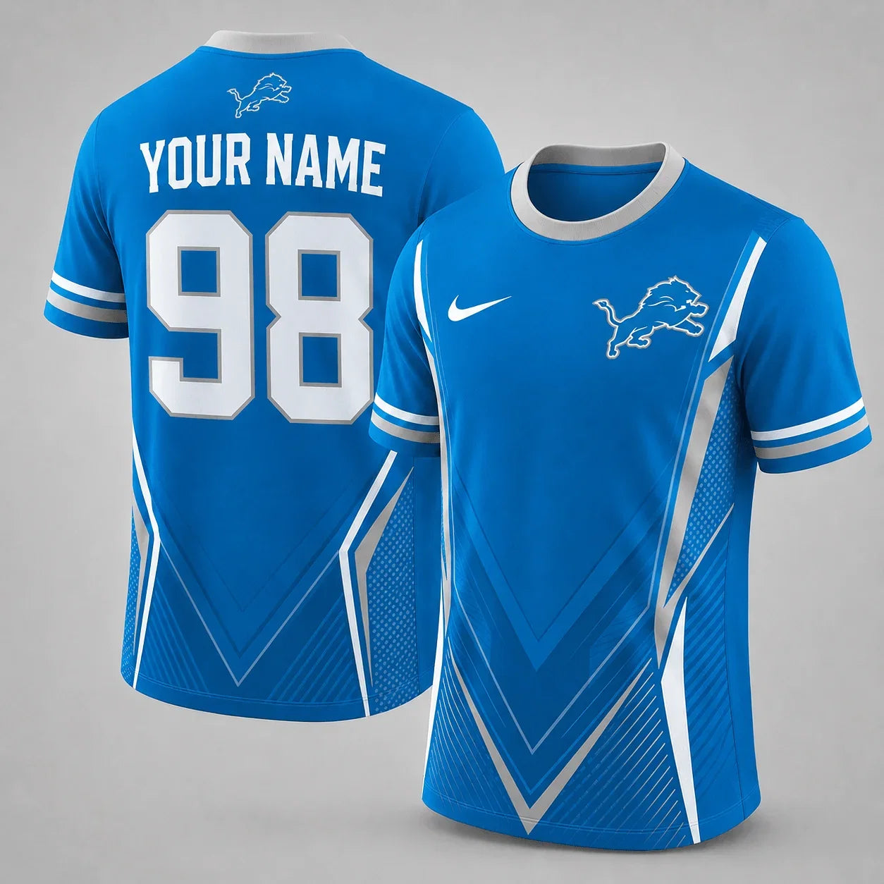 [SPECIAL OFFER] NEW CUSTOMIZED NFL04 DTL DETROIT LIONS T-SHIRT, HOODIE & ZIP HOODIE
