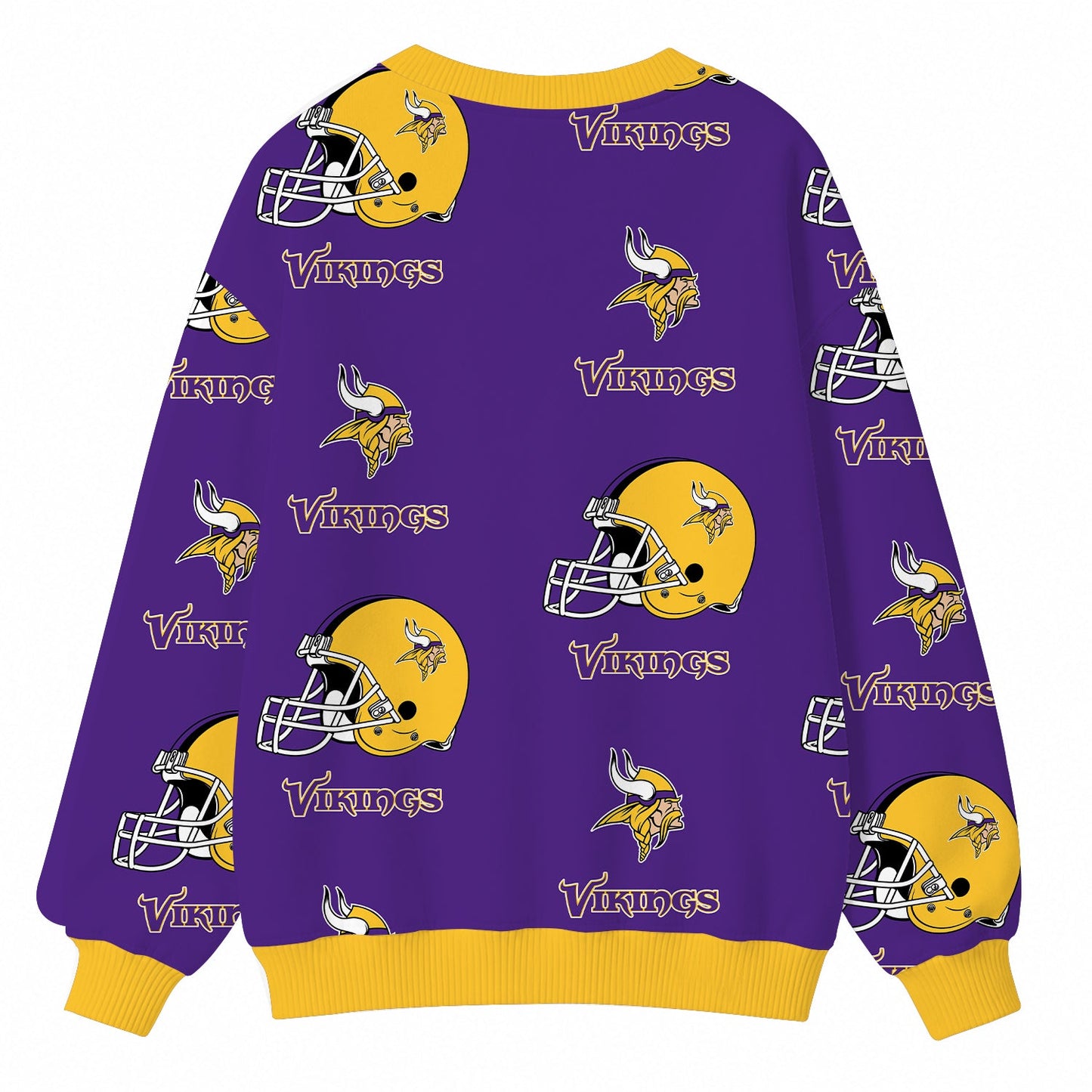 [SPECIAL OFFER] NEW CUSTOMIZED NFL05 MVK MINNESOTA VIKINGS CARDIGAN