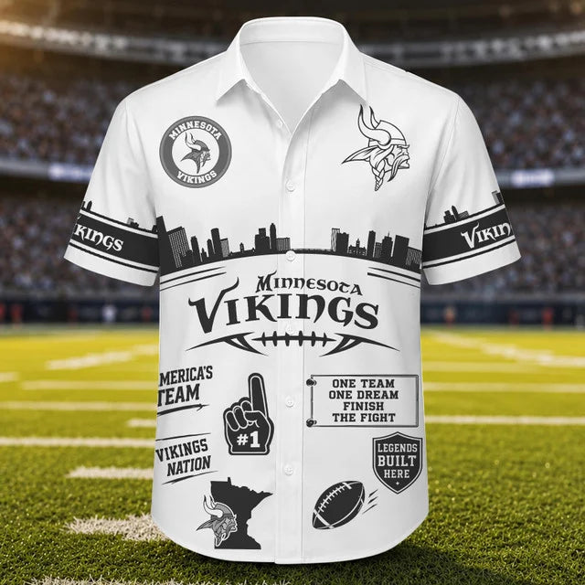 [SPECIAL OFFER] NEW CUSTOMIZED NFL05 MVK MINNESOTA VIKINGS UNISEX HAWAIIAN SHIRT