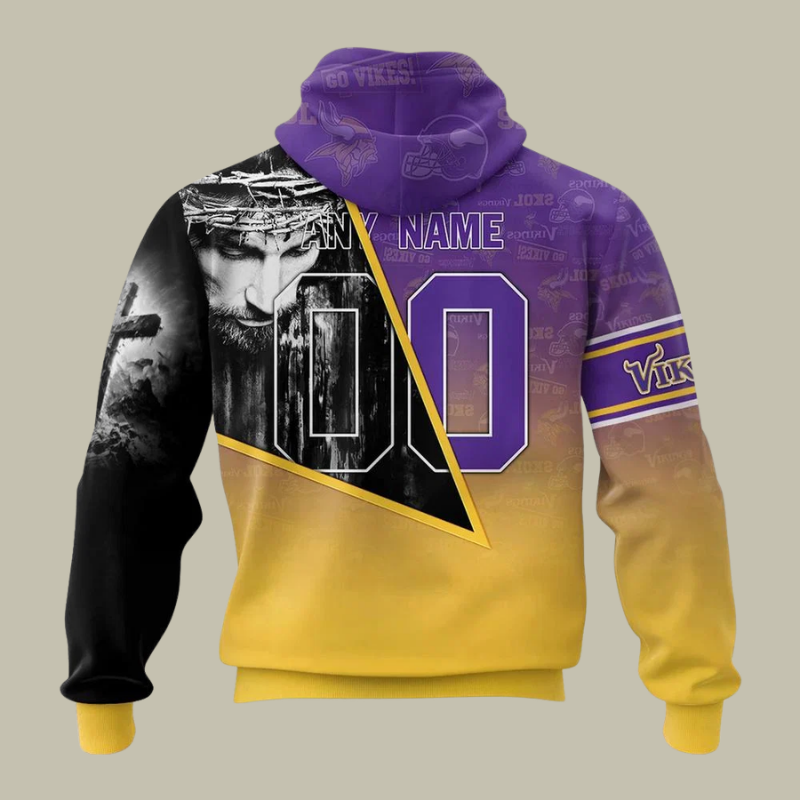 [SPECIAL OFFER] NEW CUSTOMIZED NFL05 MVK MINNESOTA VIKINGS GOD'S BLESSING T-SHIRT, HOODIE & ZIP HOODIE