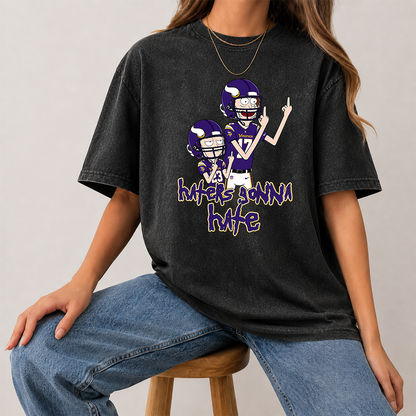 [SPECIAL OFFER] NEW CUSTOMIZED NFL05 MVK MINNESOTA VIKINGS FUNNY WASHED TEE
