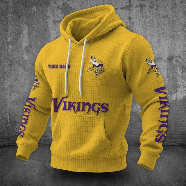 [SPECIAL OFFER] NEW CUSTOMIZED NFL05 MVK MINNESOTA VIKINGS UNISEX HOODED SWEATSHIRT