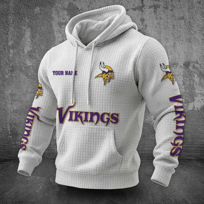 [SPECIAL OFFER] NEW CUSTOMIZED NFL05 MVK MINNESOTA VIKINGS UNISEX HOODED SWEATSHIRT