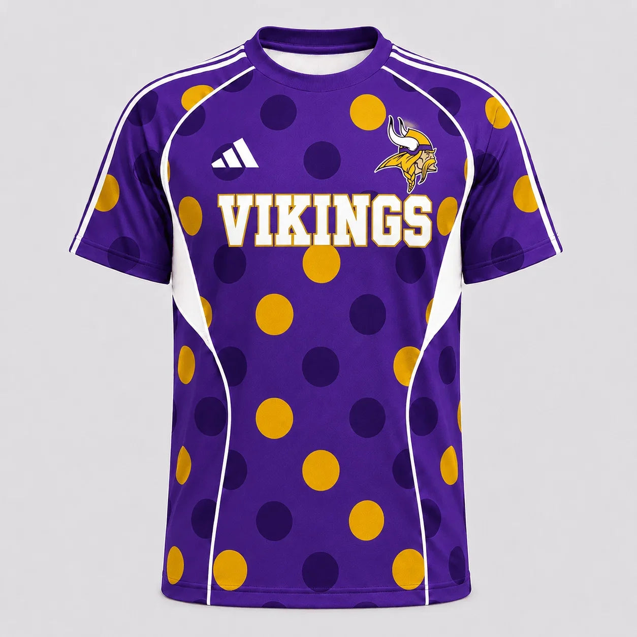 [SPECIAL OFFER] NEW CUSTOMIZED NFL05 MVK MINNESOTA VIKINGS RAGLAN TEE