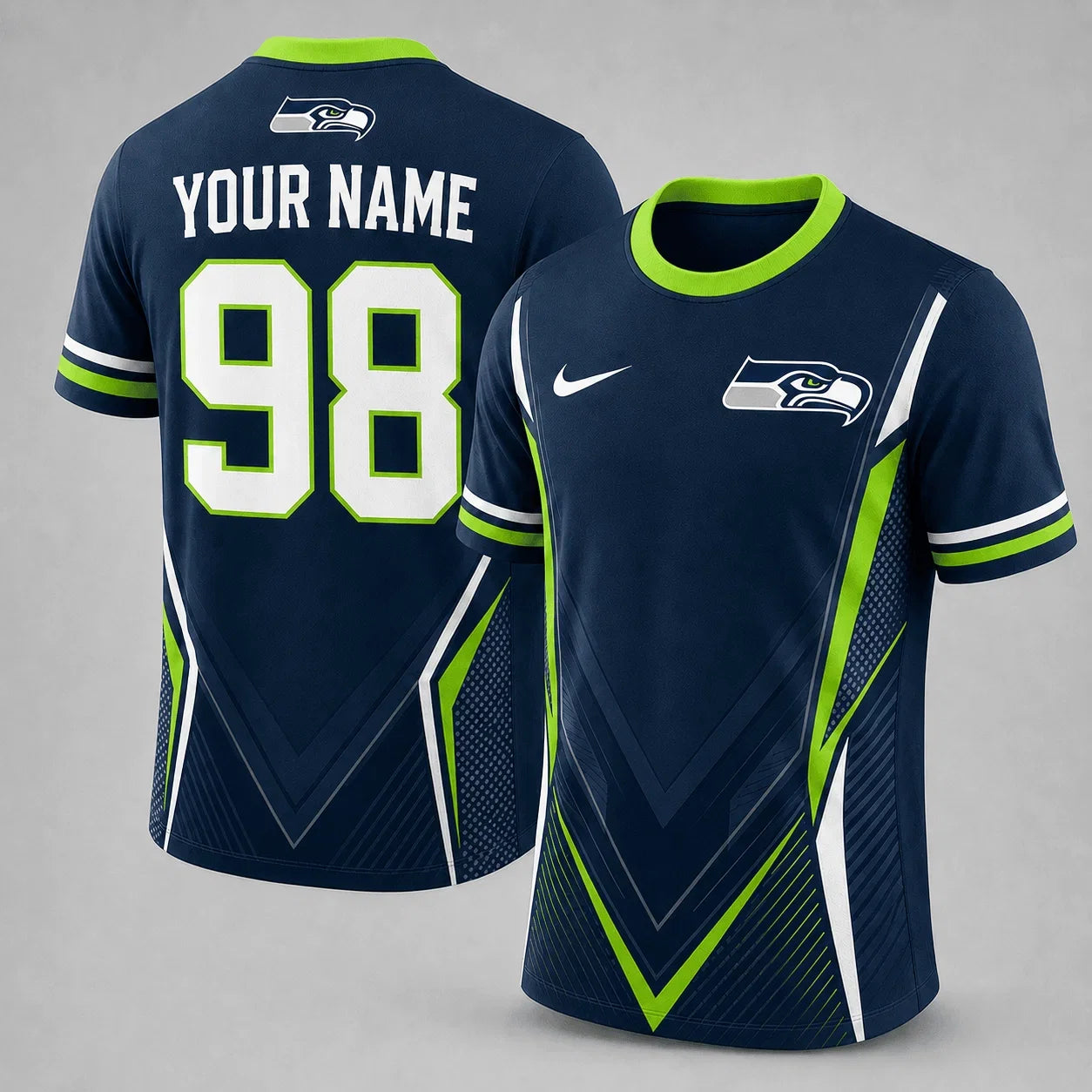 [SPECIAL OFFER] NEW CUSTOMIZED NFL06 SSH SEATTLE SEAHAWKS T-SHIRT, HOODIE & ZIP HOODIE