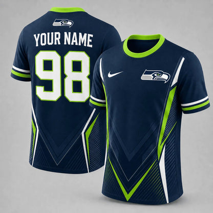 [SPECIAL OFFER] NEW CUSTOMIZED NFL06 SSH SEATTLE SEAHAWKS T-SHIRT, HOODIE & ZIP HOODIE