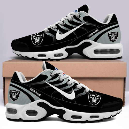 [SPECIAL OFFER] NEW CUSTOMIZED NFL07 LVR LAS VEGAS RAIDERS AIR MAX PLUS SNEAKERS