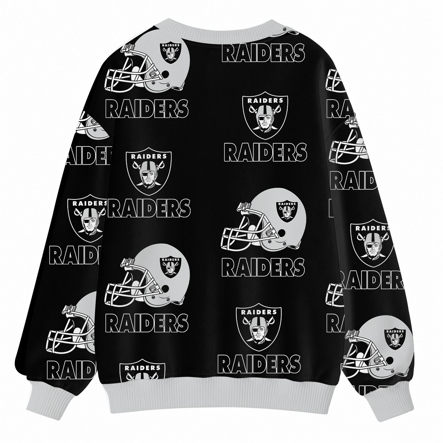 [SPECIAL OFFER] NEW CUSTOMIZED NFL07 LVR LAS VEGAS RAIDERS CARDIGAN