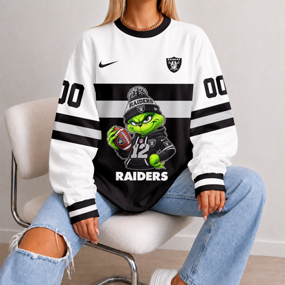 [SPECIAL OFFER] NEW CUSTOMIZED NFL07 LVR LAS VEGAS RAIDERS UNISEX SWEATSHIRT